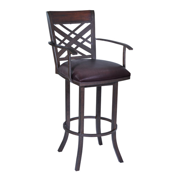 Armen Living Tahiti Barstool With Arms