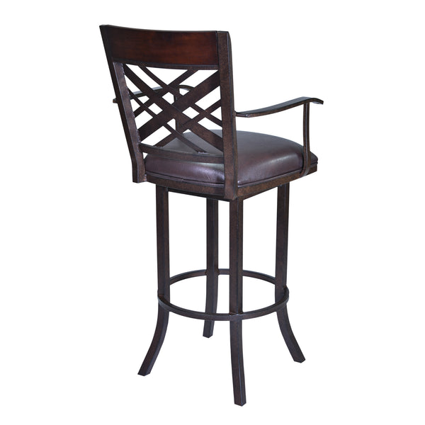 Armen Living Tahiti Barstool With Arms