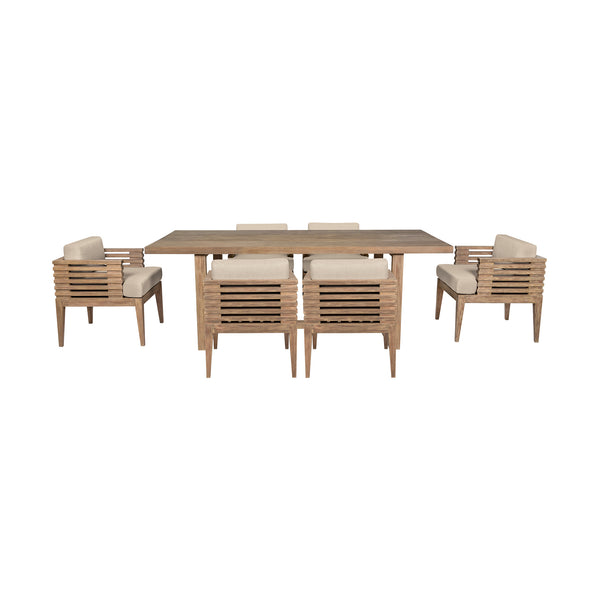 Armen Living Vivid 7-Piece Outdoor Dining Set