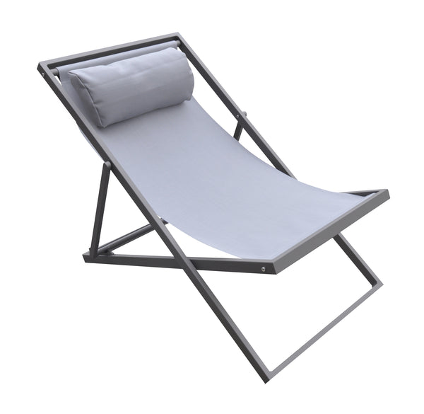 Armen Living Wave Outdoor Lounge Chair