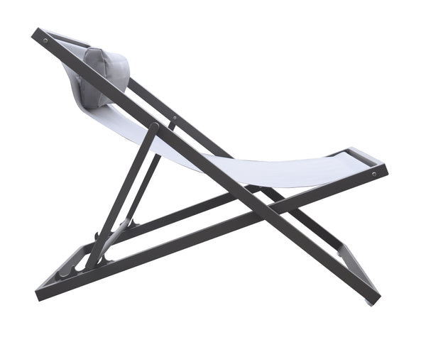 Armen Living Wave Outdoor Lounge Chair