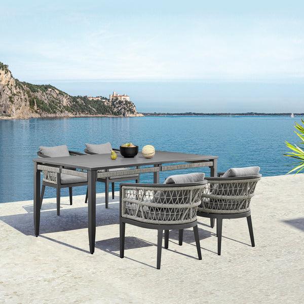 armen living Zella 5-Piece Outdoor Dining Set