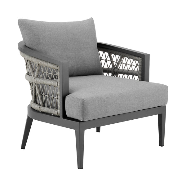 Armen Living Zella Outdoor Armchair