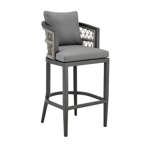 Armen Living Zella Outdoor Bar Stool
