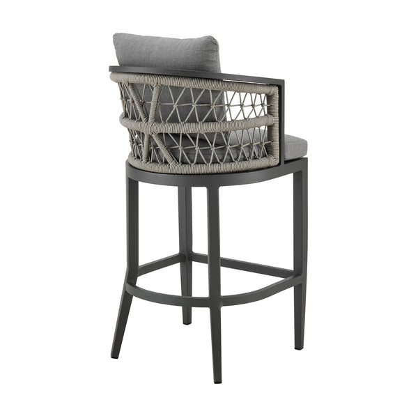 Armen Living Zella Outdoor Bar Stool