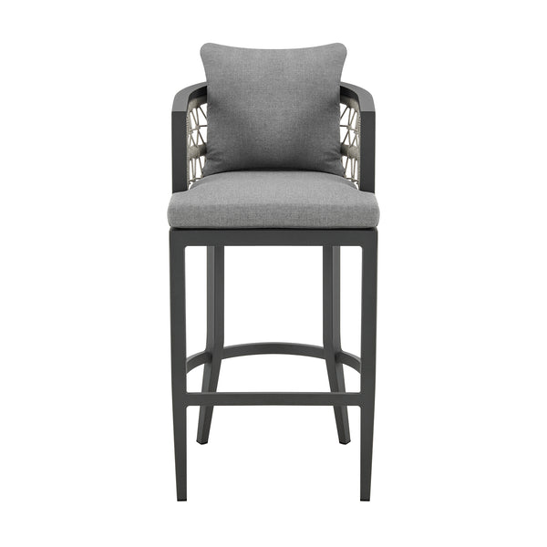 Armen Living Zella Outdoor Bar Stool