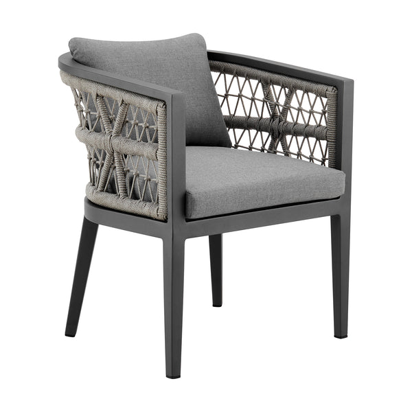 Armen Living Zella Outdoor Dining Chair