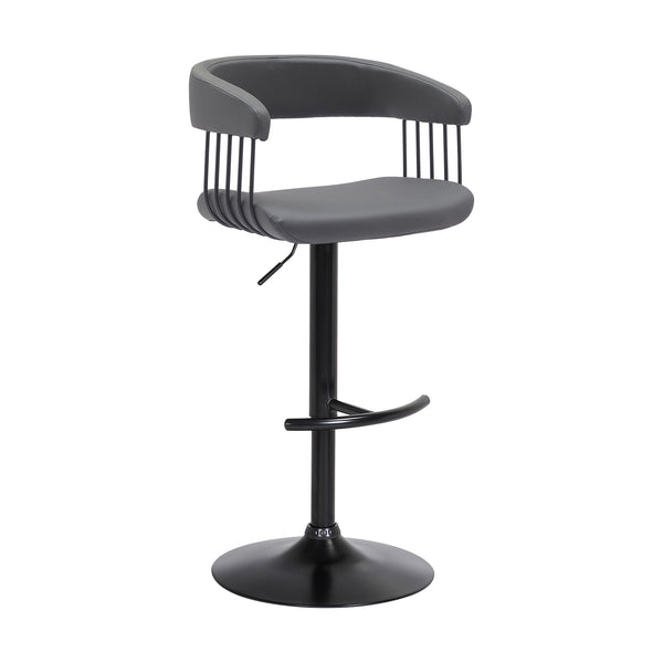 Armen Living Calista Upholstered Adjustable Barstool