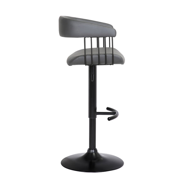 Armen Living Calista Upholstered Adjustable Barstool