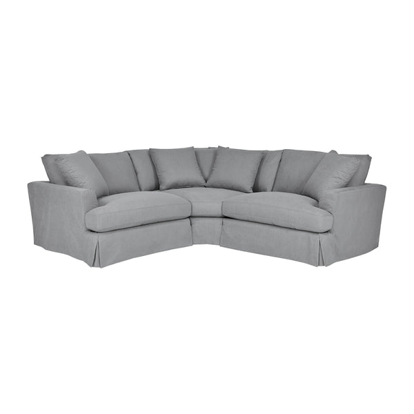 Armen Living Ciara Upholstered 3 Piece Sectional Sofa