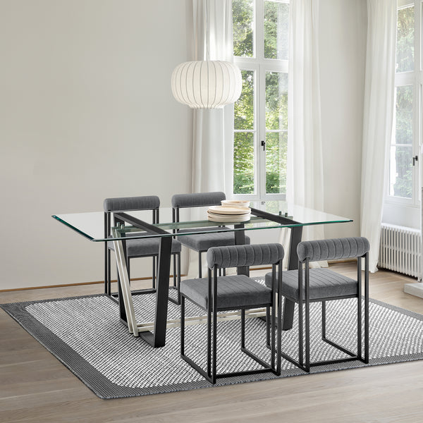 armen living Kai Anastasia 5 Piece Dining Table Set