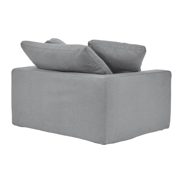 Armen Living Liberty 51.5 In. Upholstered Chair And A Half