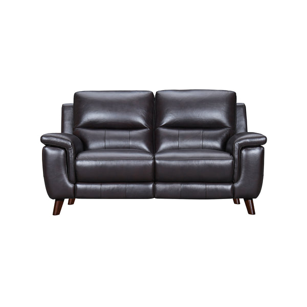 Armen Living Lizette Leather Power Recliner Loveseat With USB