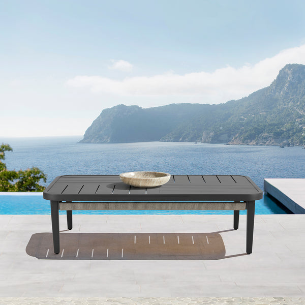armen living Zella Rectangular Outdoor Coffee Table