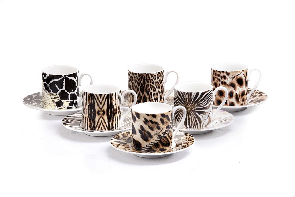 arnolfo di cambio AFRICA CONF. REGALO SET 6 PZ. TAZZA CAFFE C/P