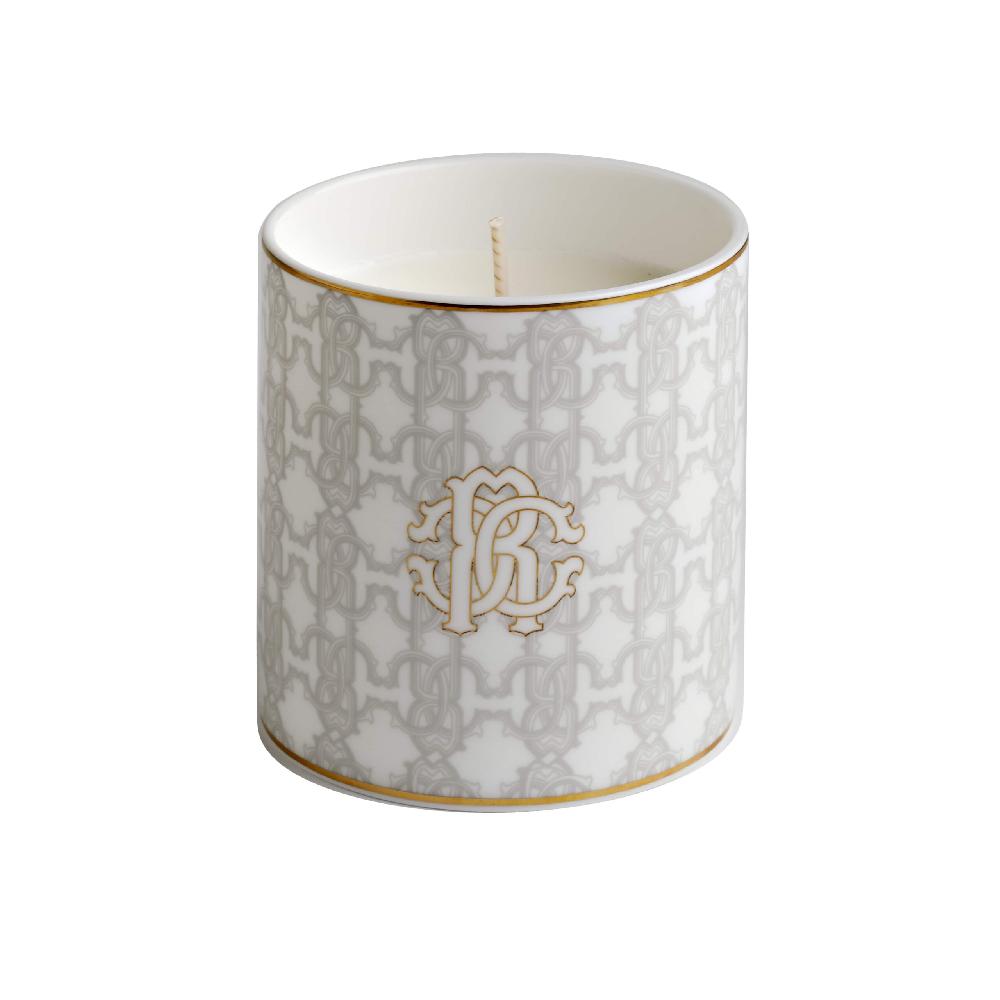 arnolfo di cambio WHITE MONOGRAM GOLD CANDELA