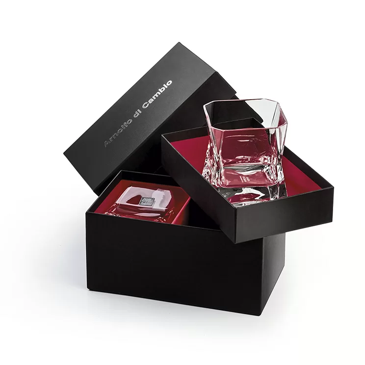 Arnolfo Di Cambio Cibi Bicchiere Double Old Fashioned In Luxury Set Box 1pz – Bladerunner Glass – 37 Cl – H.93 Ø 82