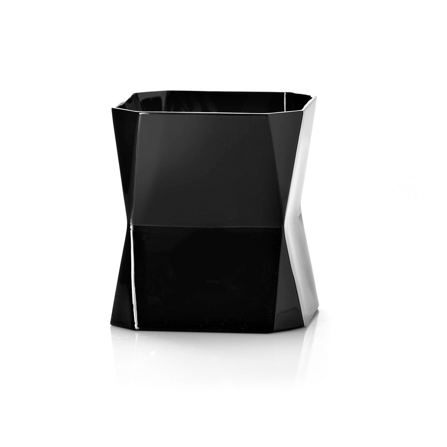 arnolfo di cambio Cibi bicchiere Double Old Fashioned Nero in Luxury Set box – Bladerunner glass – 37 cl – h.93 Ø 82