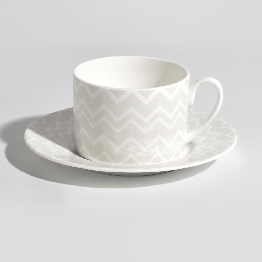 arnolfo di cambio ZIG ZAG WHITE CONF. REGALO SET 2 PZ. TAZZA TE’ C/P