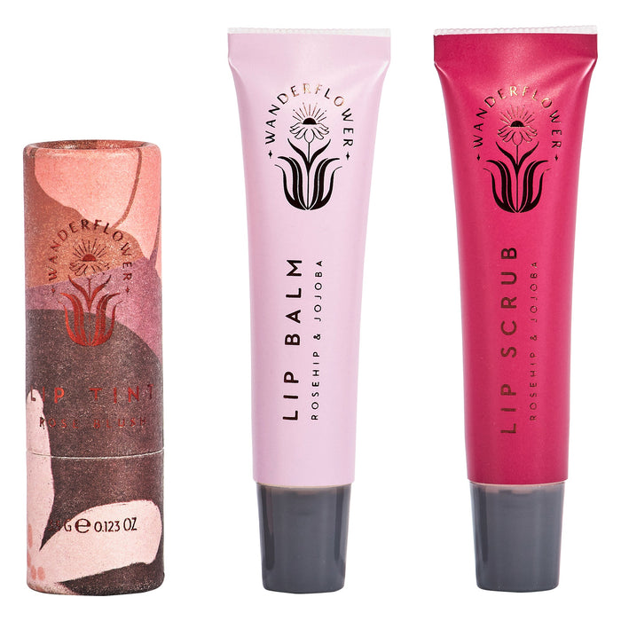 aroma Wanderflower Travel Lip Care Kit