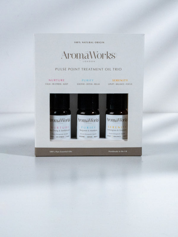 Aromaworks Pulse Point Treatment Oil Trio Set
