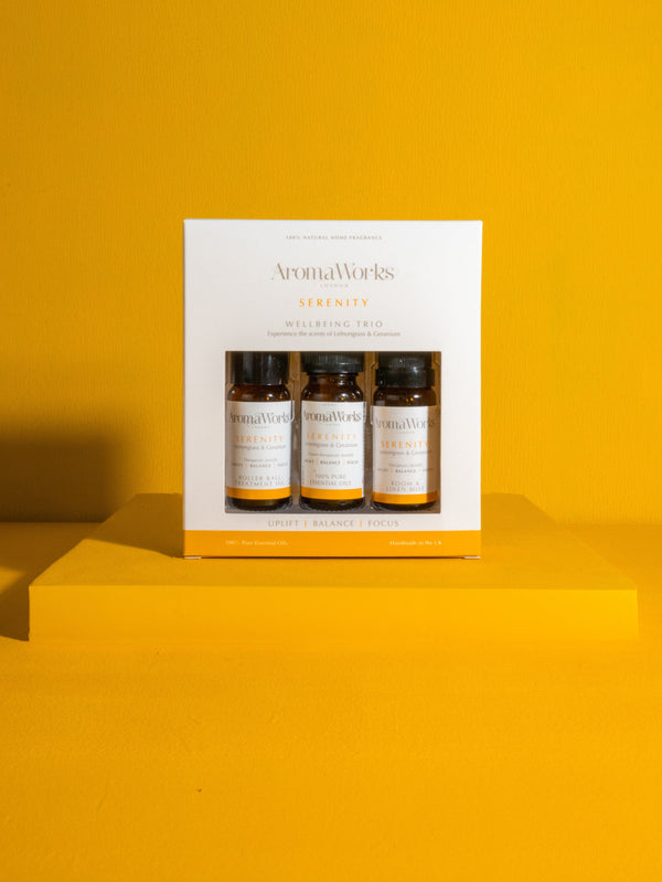 Aromaworks Serenity Wellbeing Trio Set