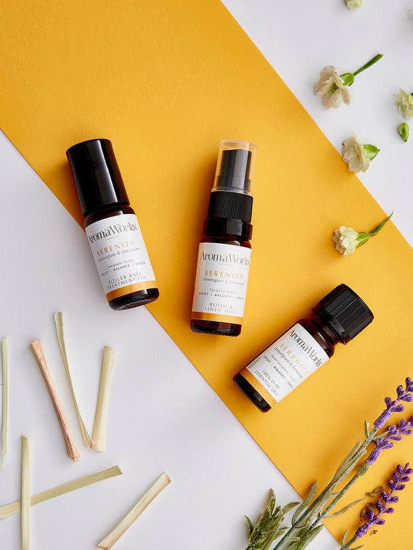 aromaworks Serenity Wellbeing Trio Set