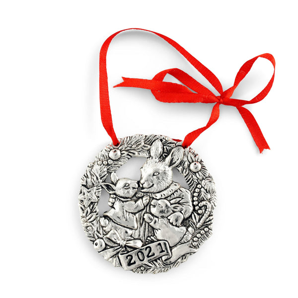 Arthur Court 2021 "To Grandma's House We Go" Bunny Ornament