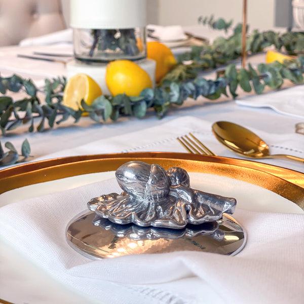 Arthur Court Acorn Oak Leaf Napkin Weight