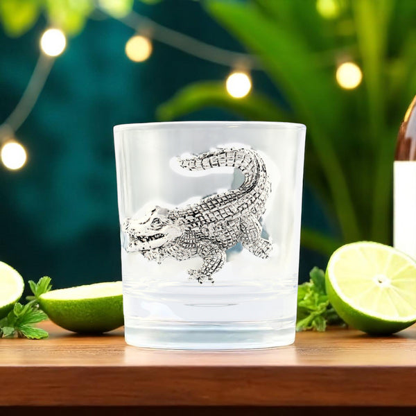 Arthur Court Alligator Bar Glasses Set Of 4