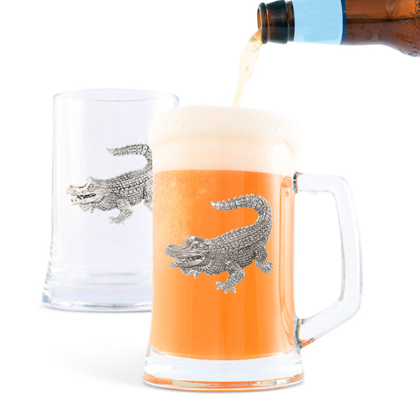arthur court Alligator Beer Mugs - Set of 2