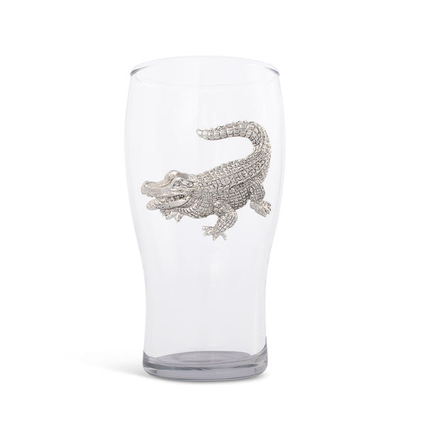 Arthur Court Alligator Beer Pint Glasses - Set Of 4
