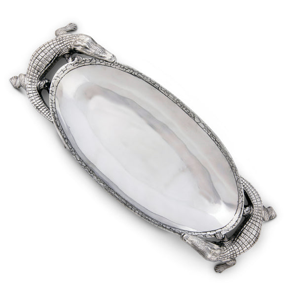 Arthur Court Alligator Centerpiece Tray