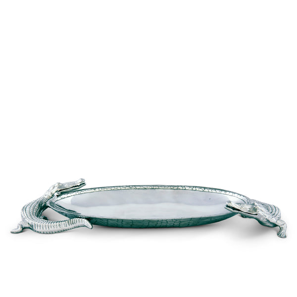 Arthur Court Alligator Centerpiece Tray