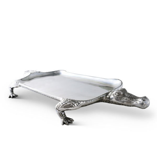 arthur court Alligator Figural Platter