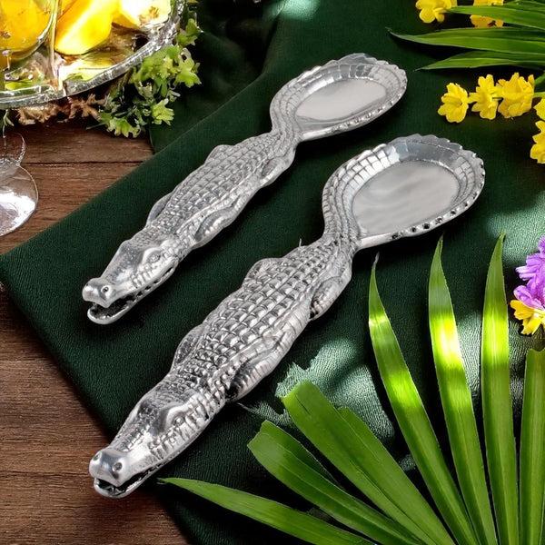 Arthur Court Alligator Figural Serving Set