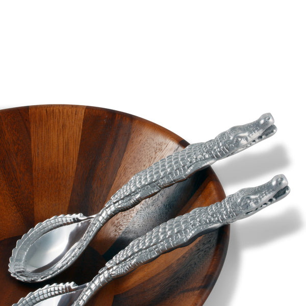 Arthur Court Alligator Figural Serving Set