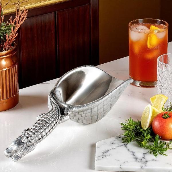 Arthur Court Alligator Ice Scoop
