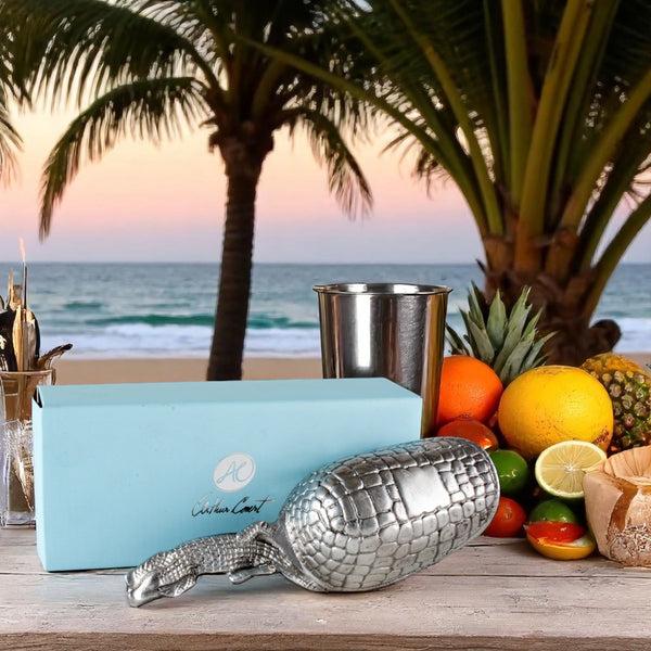 Arthur Court Alligator Ice Scoop