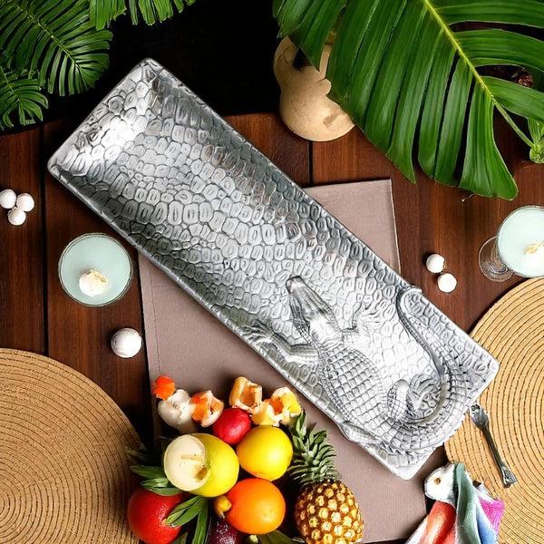 Arthur Court Alligator Oblong Tray