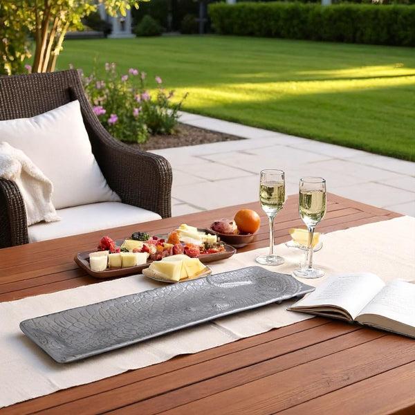 Arthur Court Alligator Oblong Tray