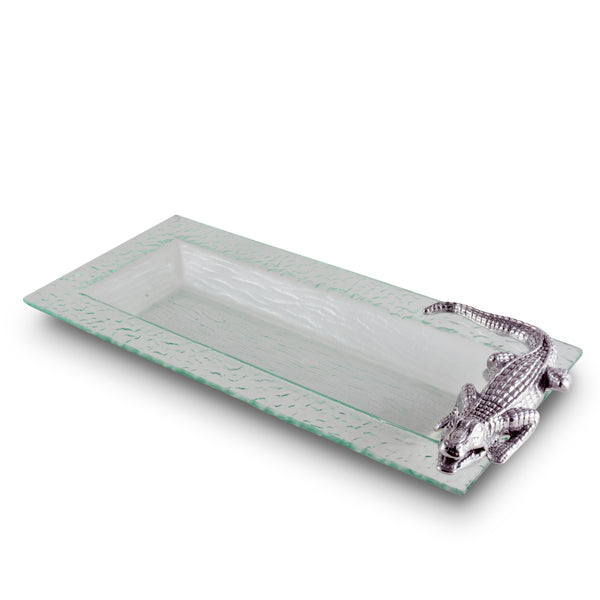 arthur court Alligator Oblong Tray
