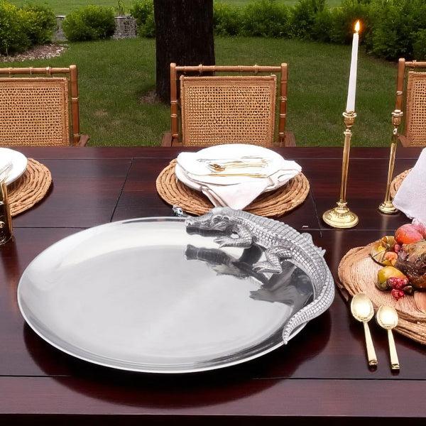 Arthur Court Alligator Oval Platter