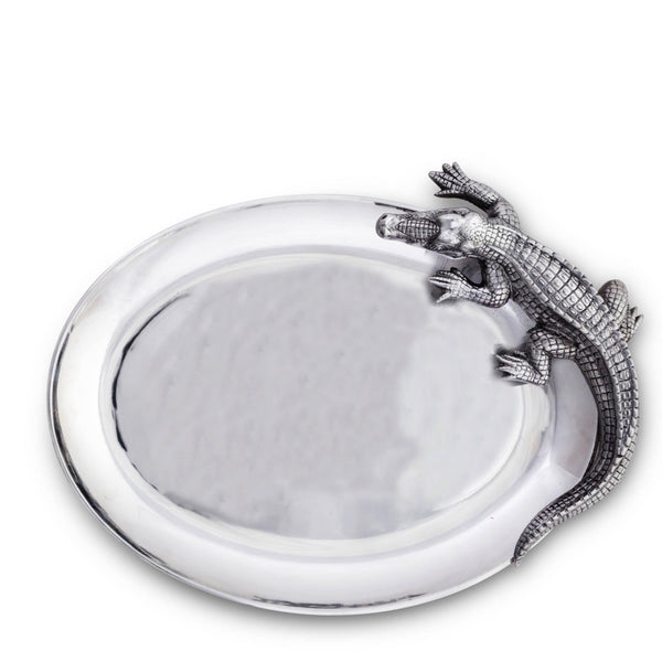 arthur court Alligator Oval Platter