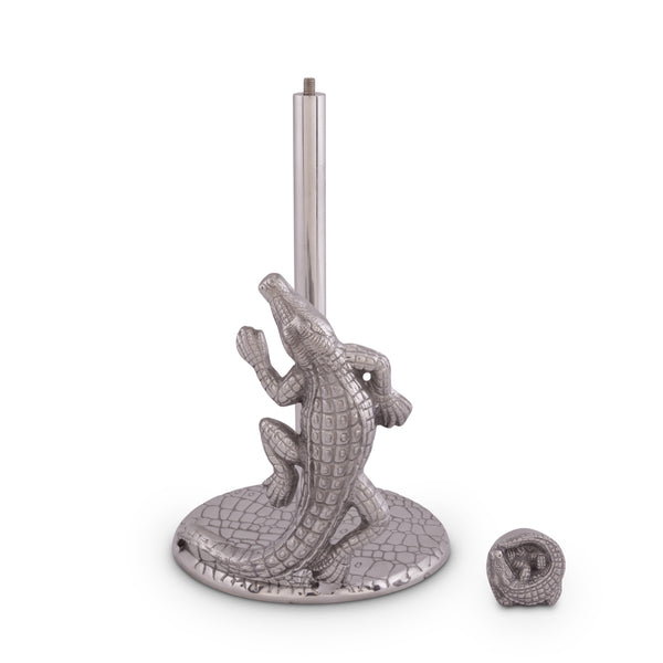Arthur Court Alligator Paper Towel Holder