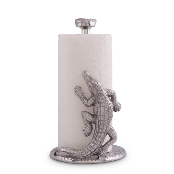 arthur court Alligator Paper Towel Holder