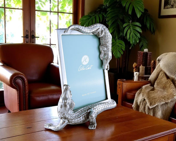 Arthur Court Alligator Photo Frame