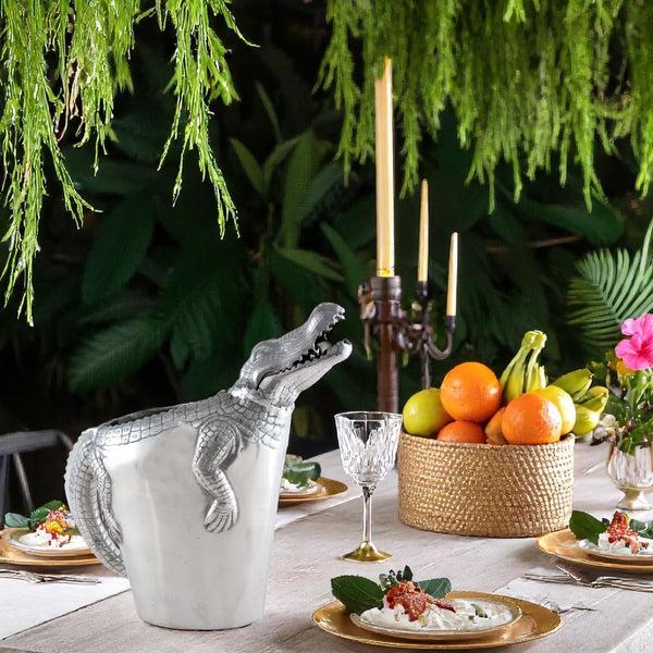 Arthur Court Alligator Pitcher