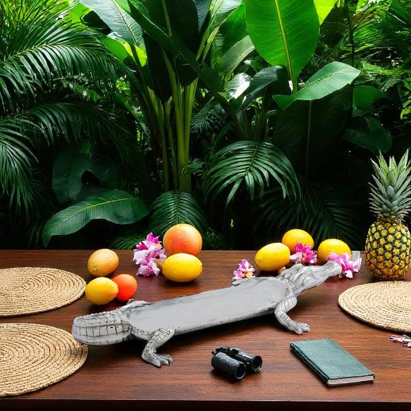 Arthur Court Alligator Tray Figural