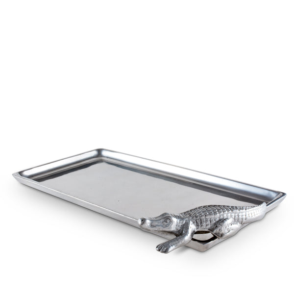 arthur court Alligator Tray Figural 6x12